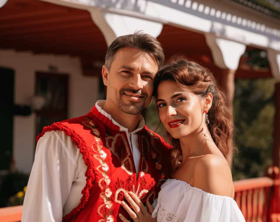 Гости в испанских национальных костюмах на корпоративной вечеринке EventyOn